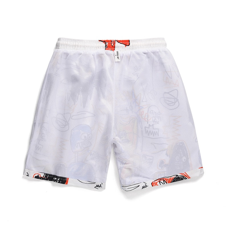 Graffiti Digital Print Shorts