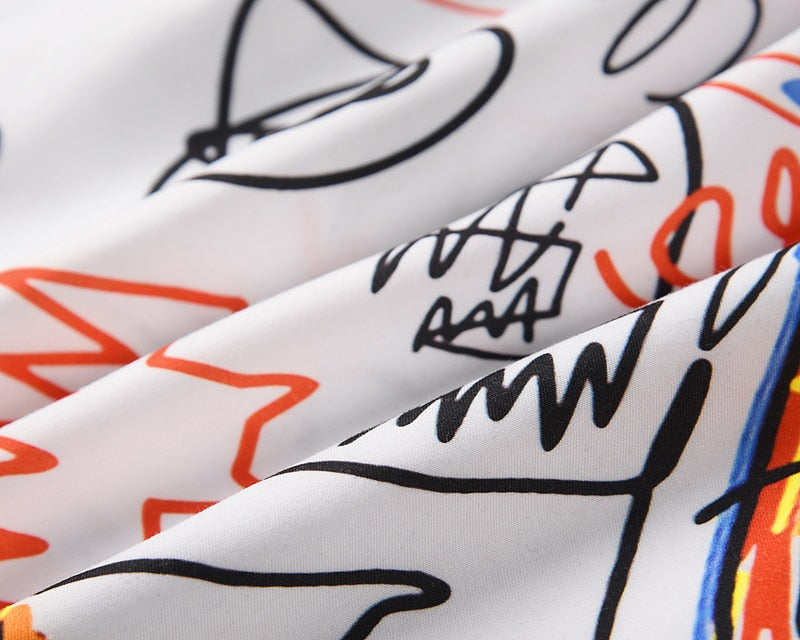 Graffiti Digital Print Shorts