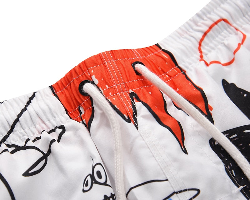 Graffiti Digital Print Shorts