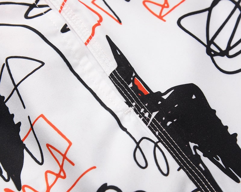 Graffiti Digital Print Shorts